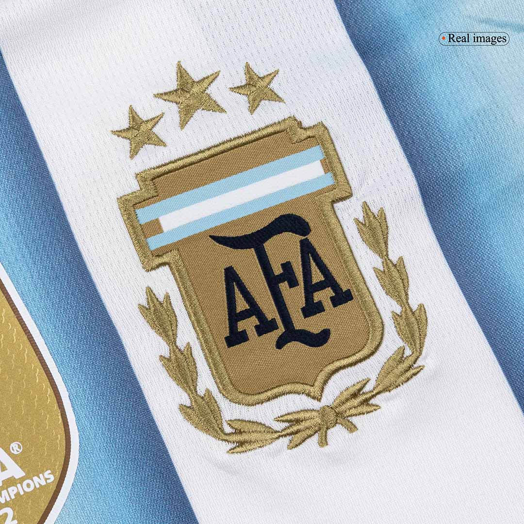 Argentina Tröja 2026 Hemma Långärmad Blå & Vit-8