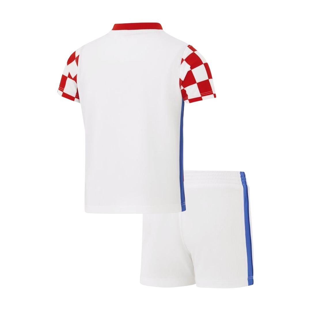 Kroatien Tröja 2026 Hemma Röd & Vit Barn-2