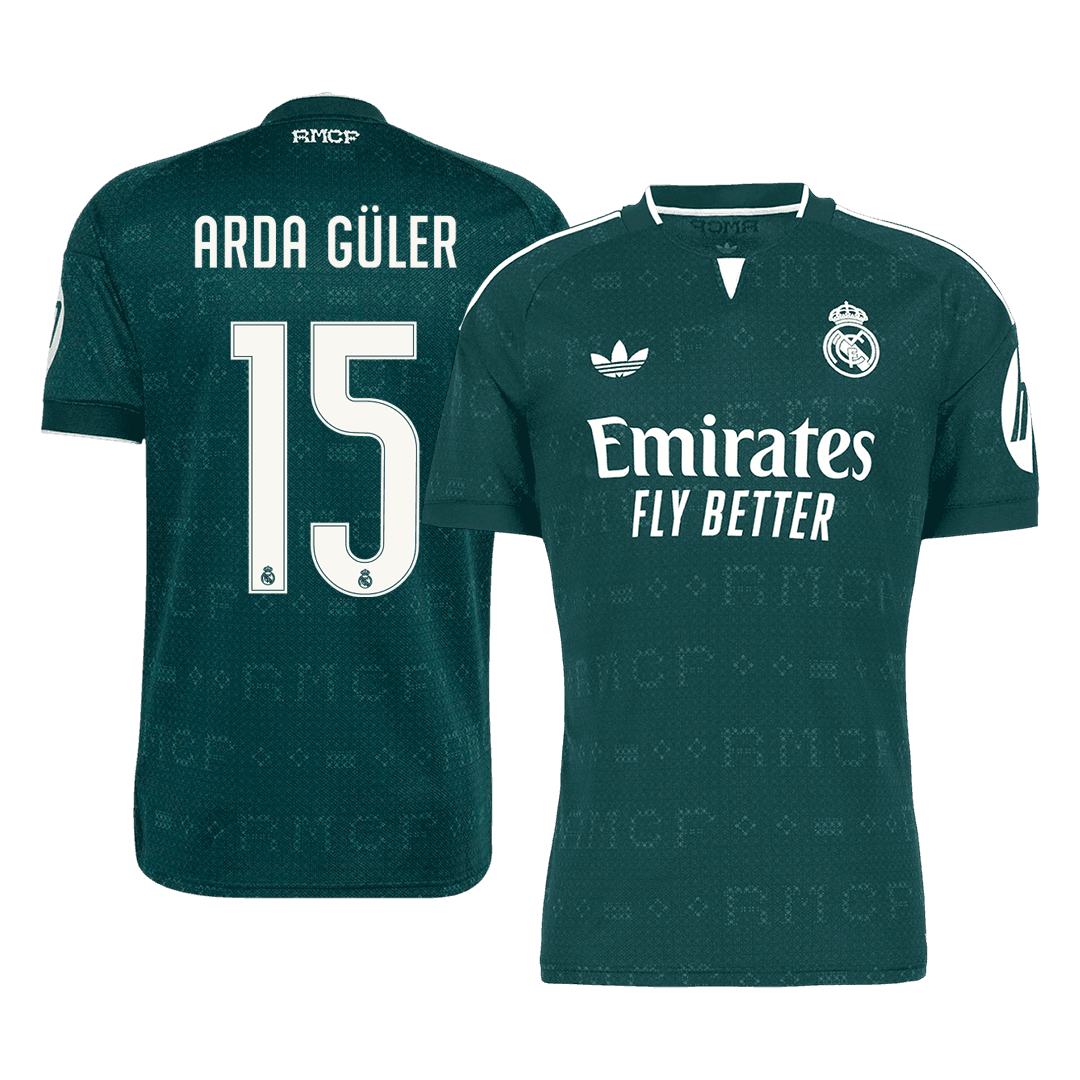 Real Madrid Tröja ARDA GÜLER #15 2026/27 Borta Grön