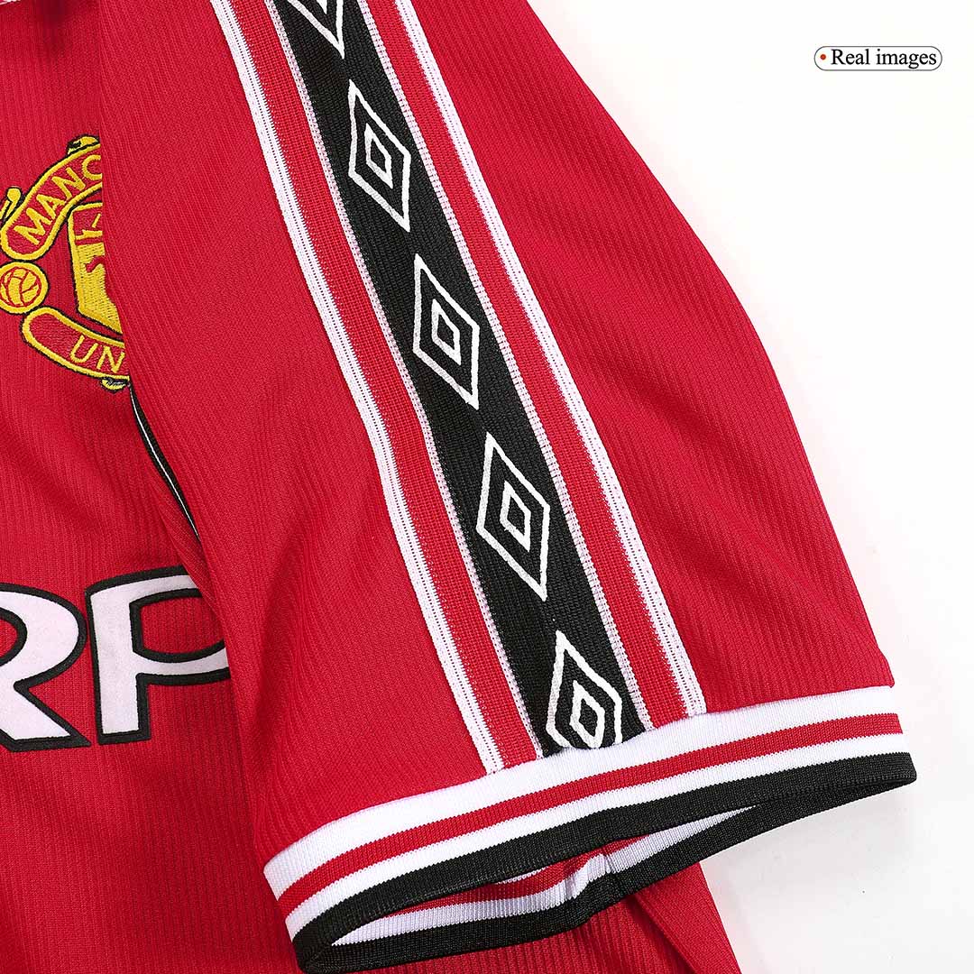 Manchester United Hemmatröja 98/00 Retro Tröja
 Röd