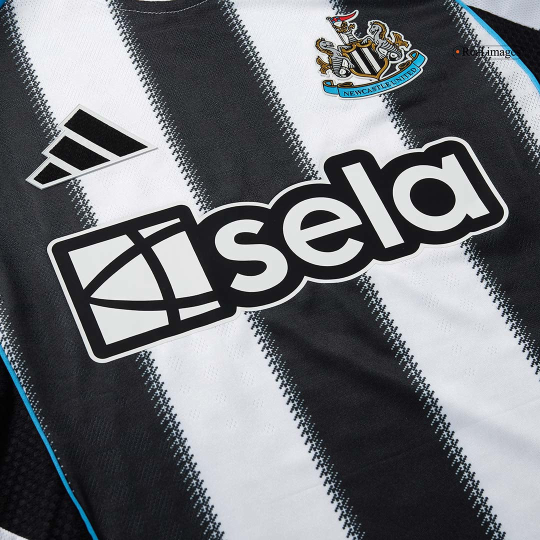 Newcastle United Tröja 2025/26 Hemma Autentisk Svart & Vitt-6
