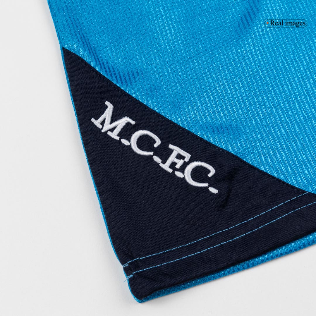 Manchester City Hemmatröja 1999/01 Retro Tröja
 Blå
