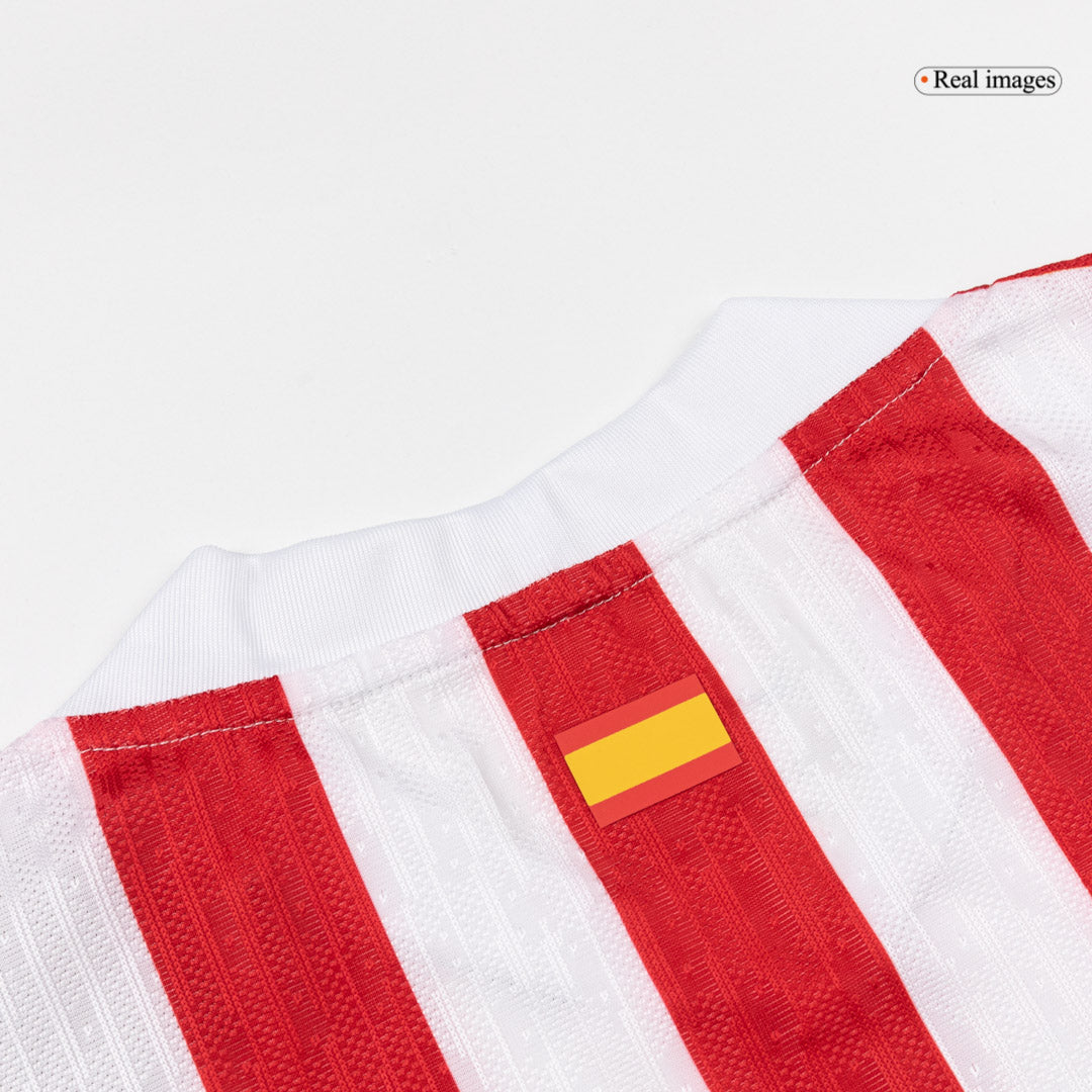 Atletico Madrid Tröja 2025/26 Hemma Autentisk Röd & Vit
