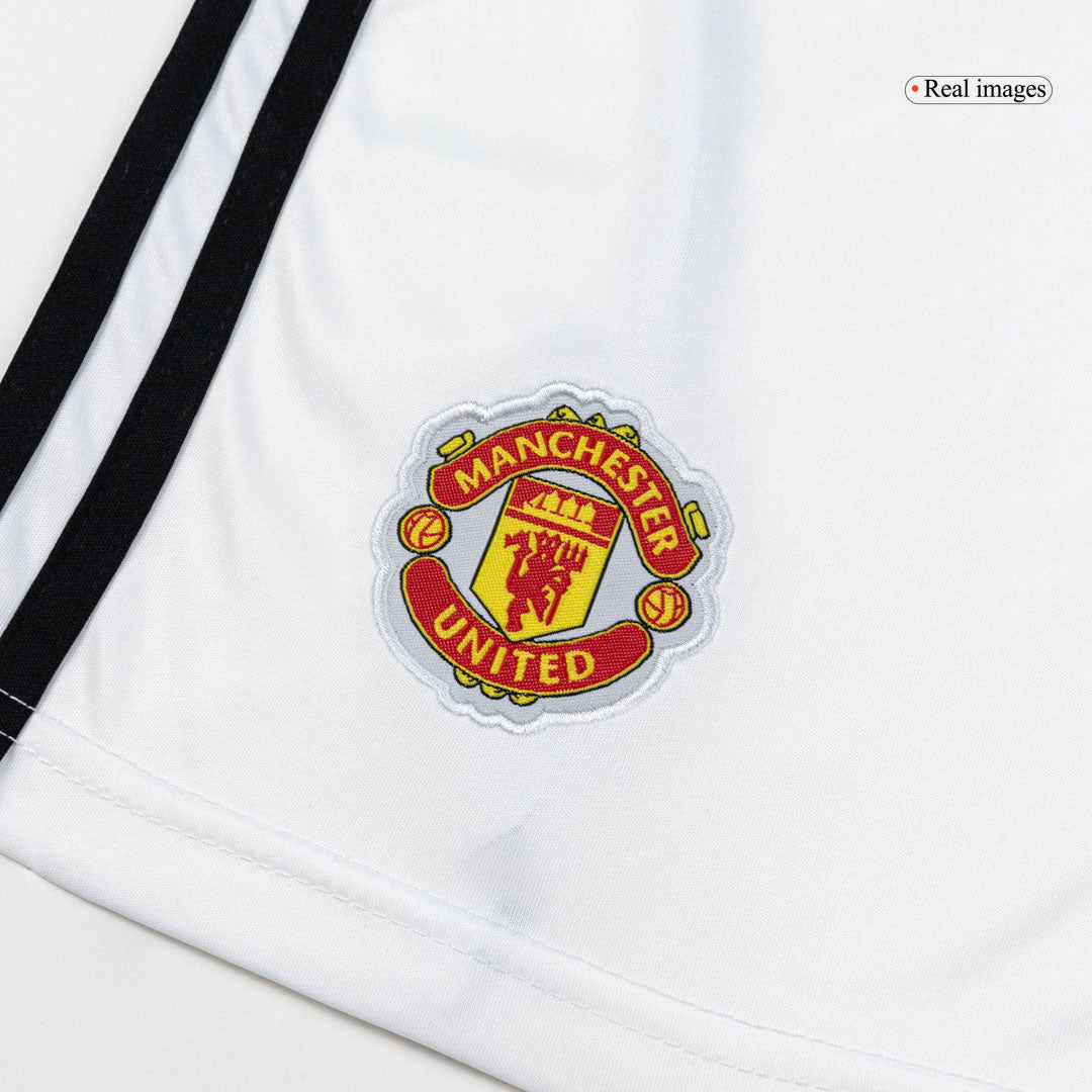 Manchester United Shorts 2025/26 Hemma Vit-4