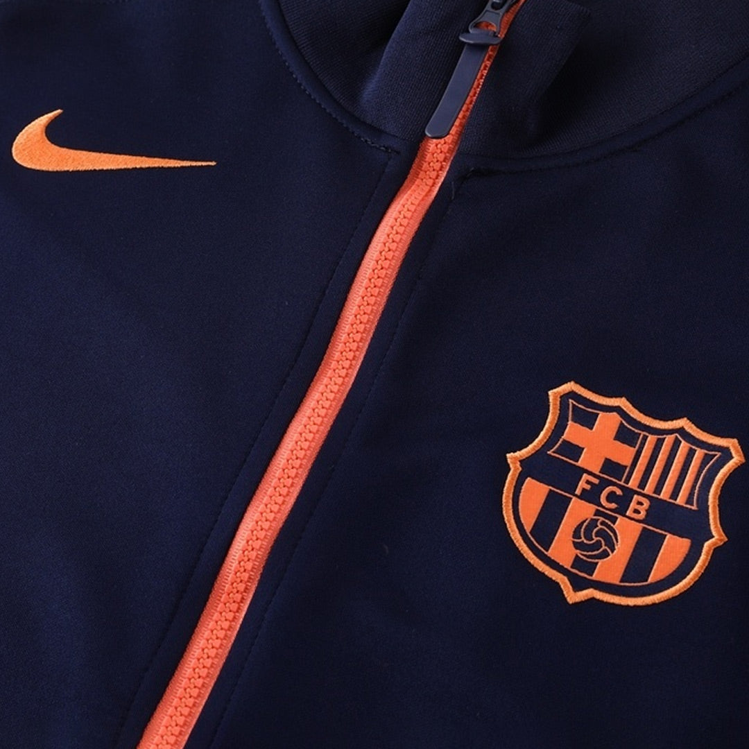 Barcelona Träningsjacka 2025/26 Marinblå & Orange