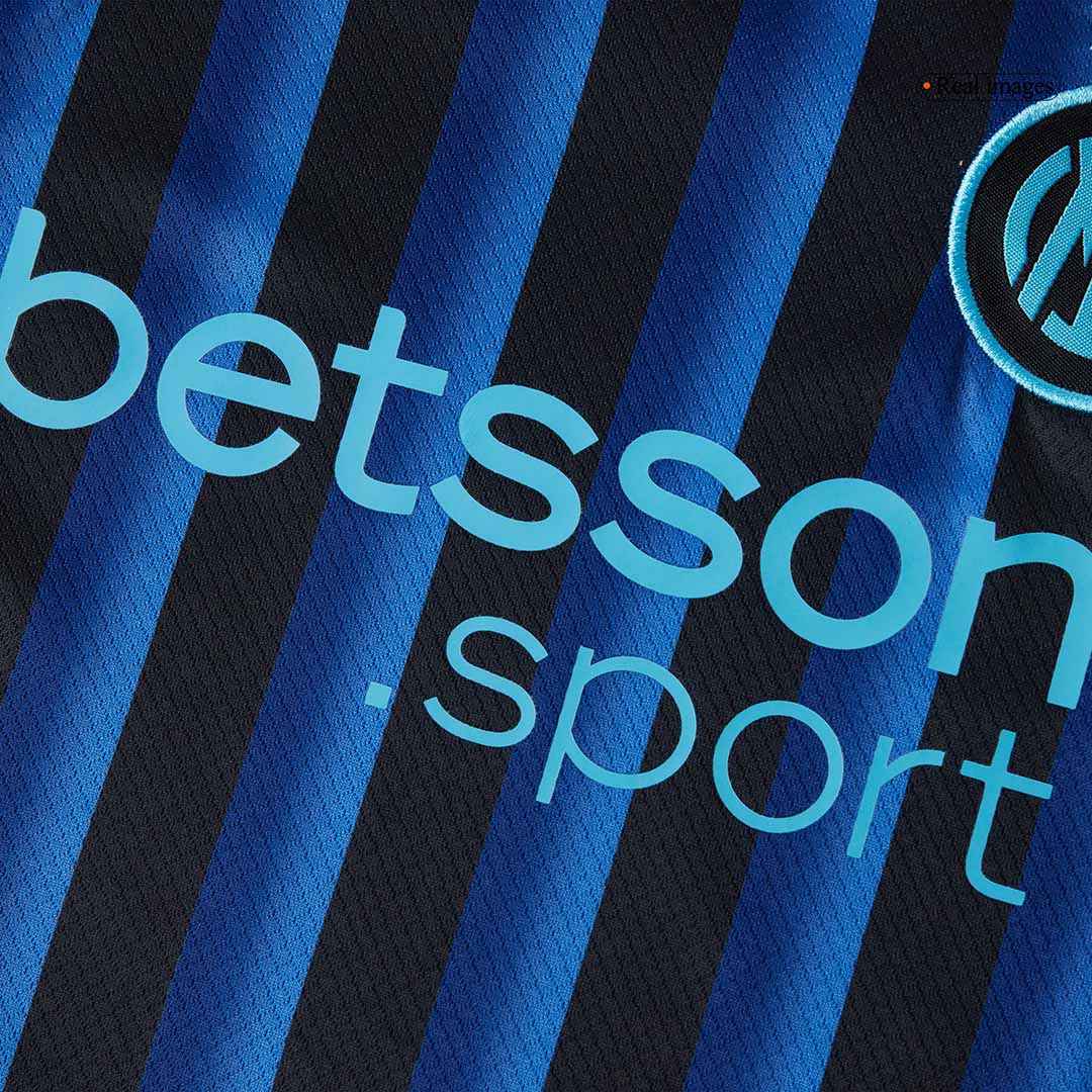 Inter Milan Tröja 2025/26 Hemma Blå och svart Barn-8