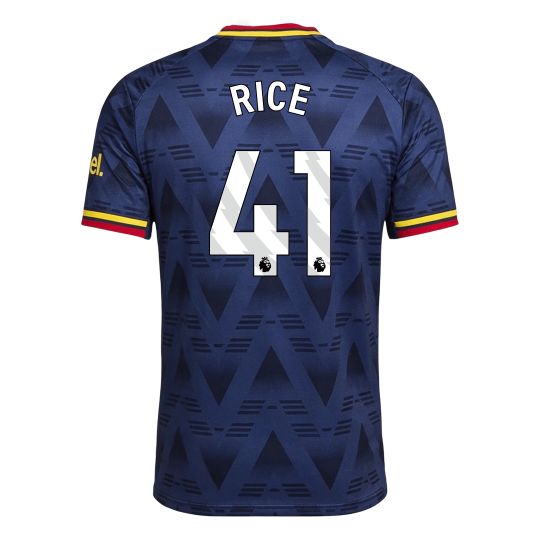 Arsenal Tröja RICE #41 2026/27 Borta Autentisk Mörkblå-3