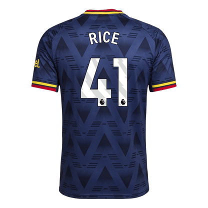 Arsenal Tröja RICE #41 2026/27 Borta Autentisk Mörkblå-3
