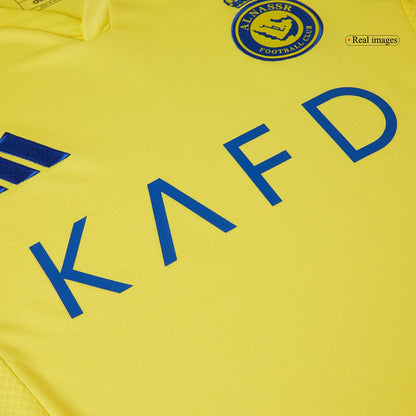 Al Nassr Tröja RONALDO #7 2024/25 Hemma Gul - ACL-9