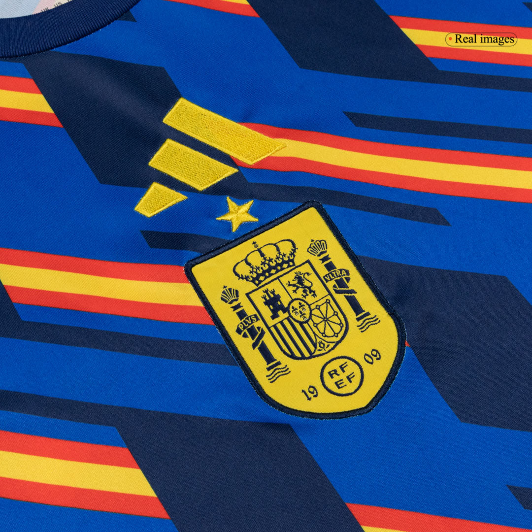 Spanien Tröja 2026 Före match Mörkblå