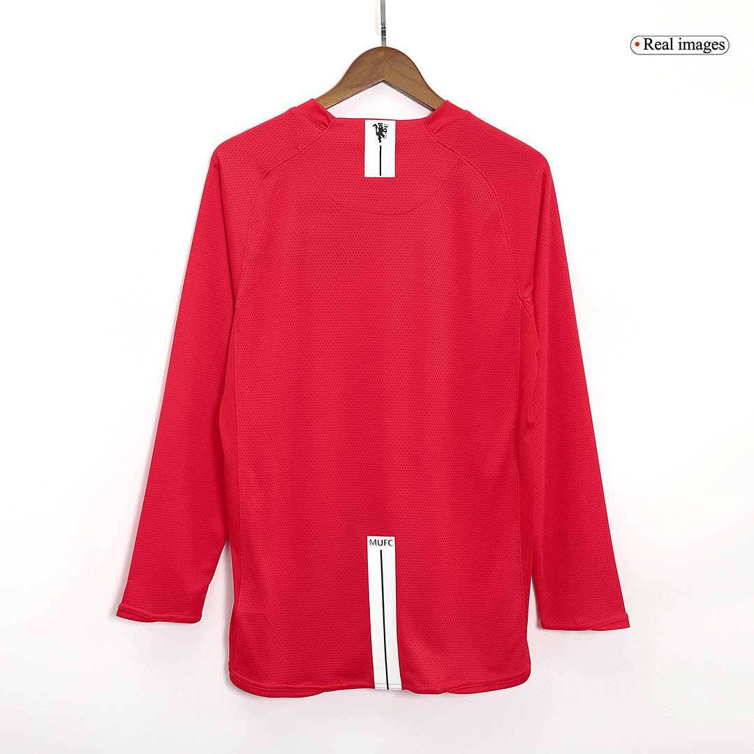 Manchester United Hemmatröja 2007/08 Retro Tröja