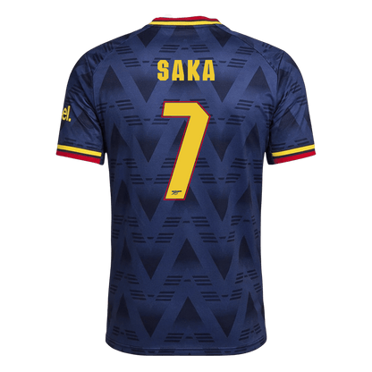 Arsenal Tröja SAKA #7 2026/27 Borta Autentisk Mörkblå - UCL-3