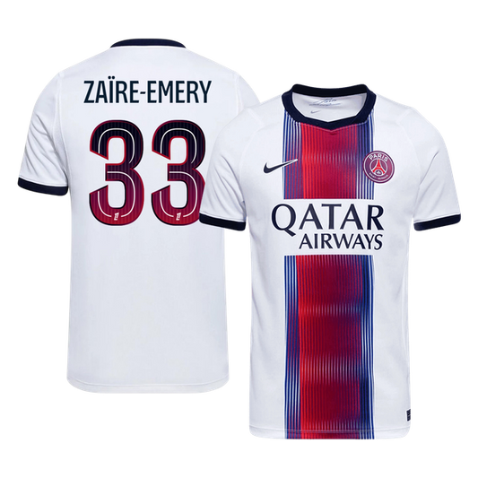 PSG Tröja ZAÏRE-EMERY #33 2026/27 Borta Vit