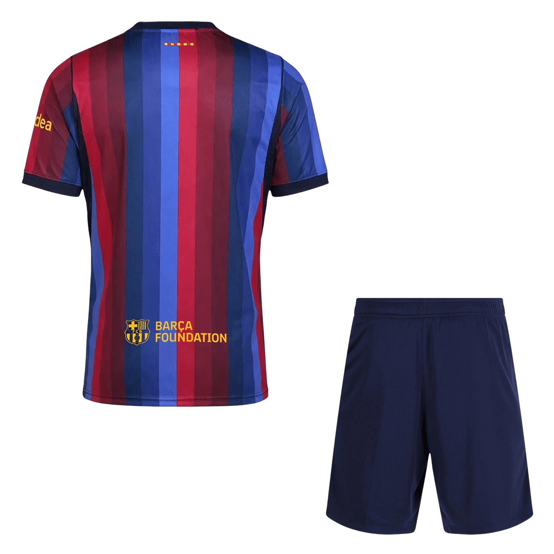 Barcelona Tröja Hemmaställ 2026/27 Röd & Blå-4