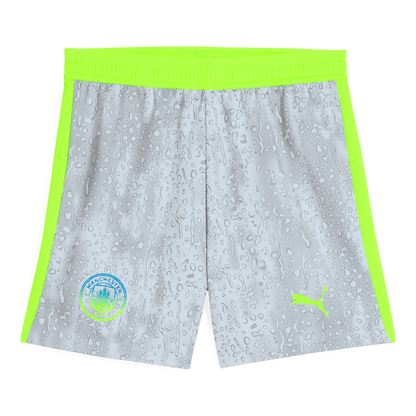 Manchester City Shorts 2025/26 Tredje Grå