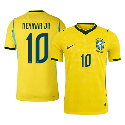 Brasilien Tröja NEYMAR JR. #10 2026 Hemma Autentisk Gul