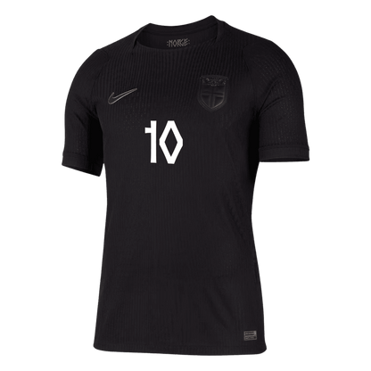 Norge Tröja ØDEGAARD #10 2026 Borta Autentisk Svart-2