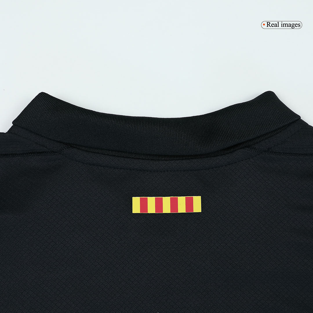 Barcelona Tröja 2024/25 Borta Svart Barn-7