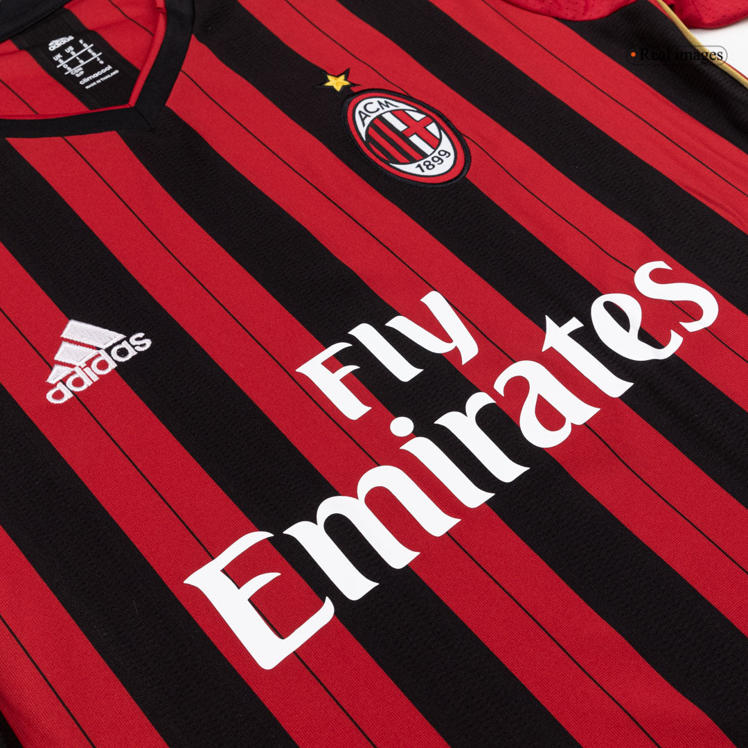 AC Milan Hemmatröja 2013/14 Retro Tröja
 Röd & Svart-4