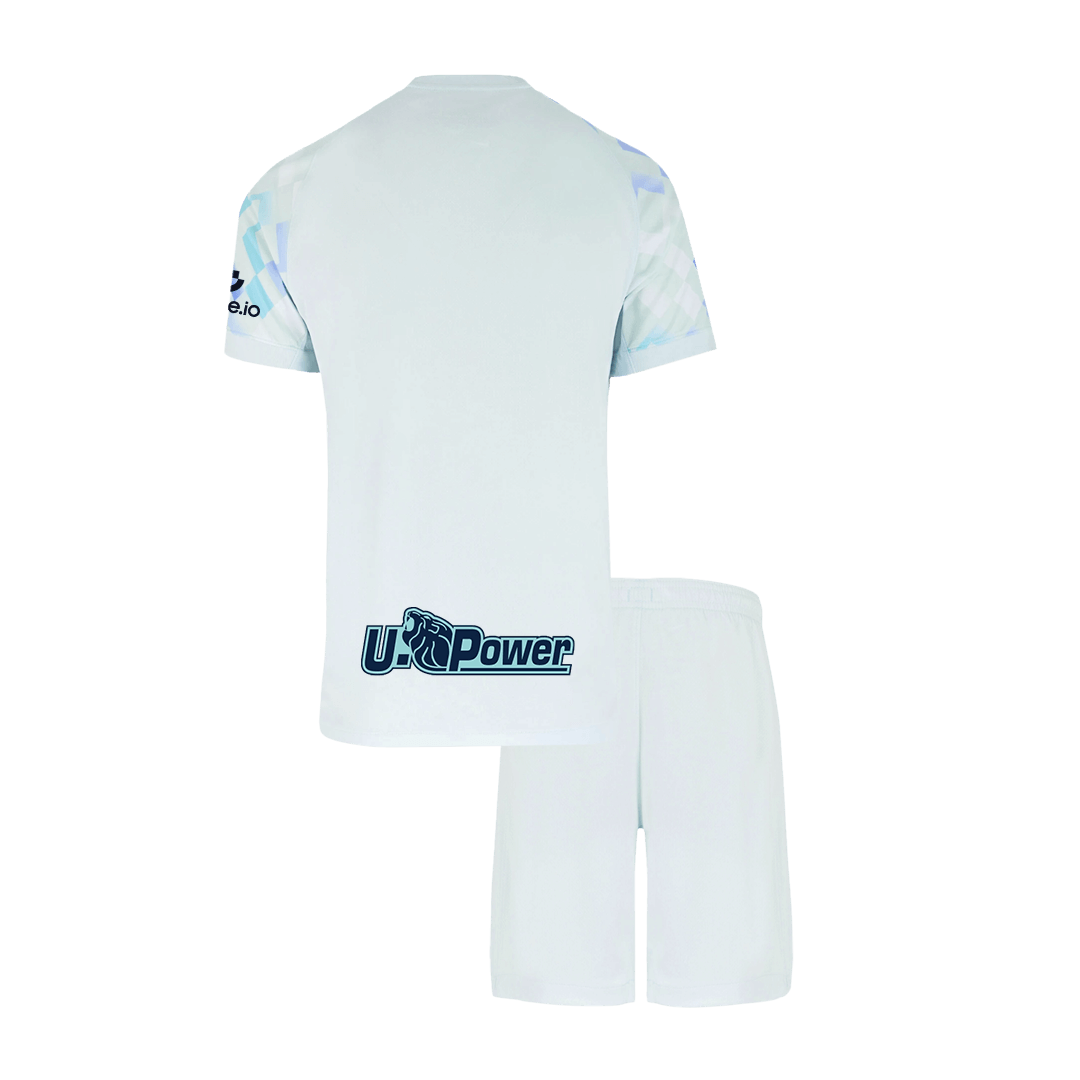 Inter Milan Tröja 2025/26 Borta Vit Barn-13