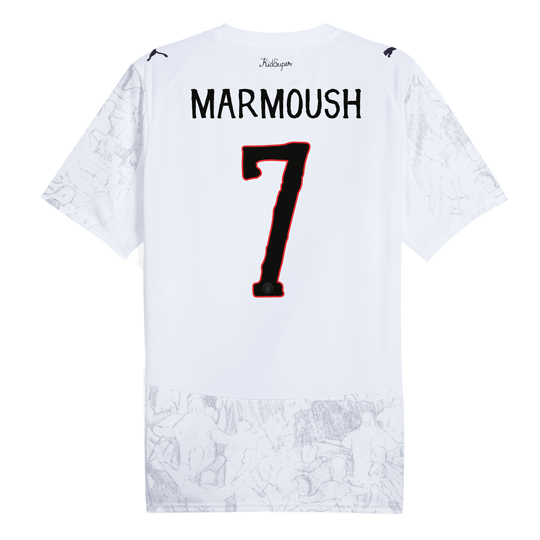 Manchester City Tröja MARMOUSH #7 2025/26 Vit