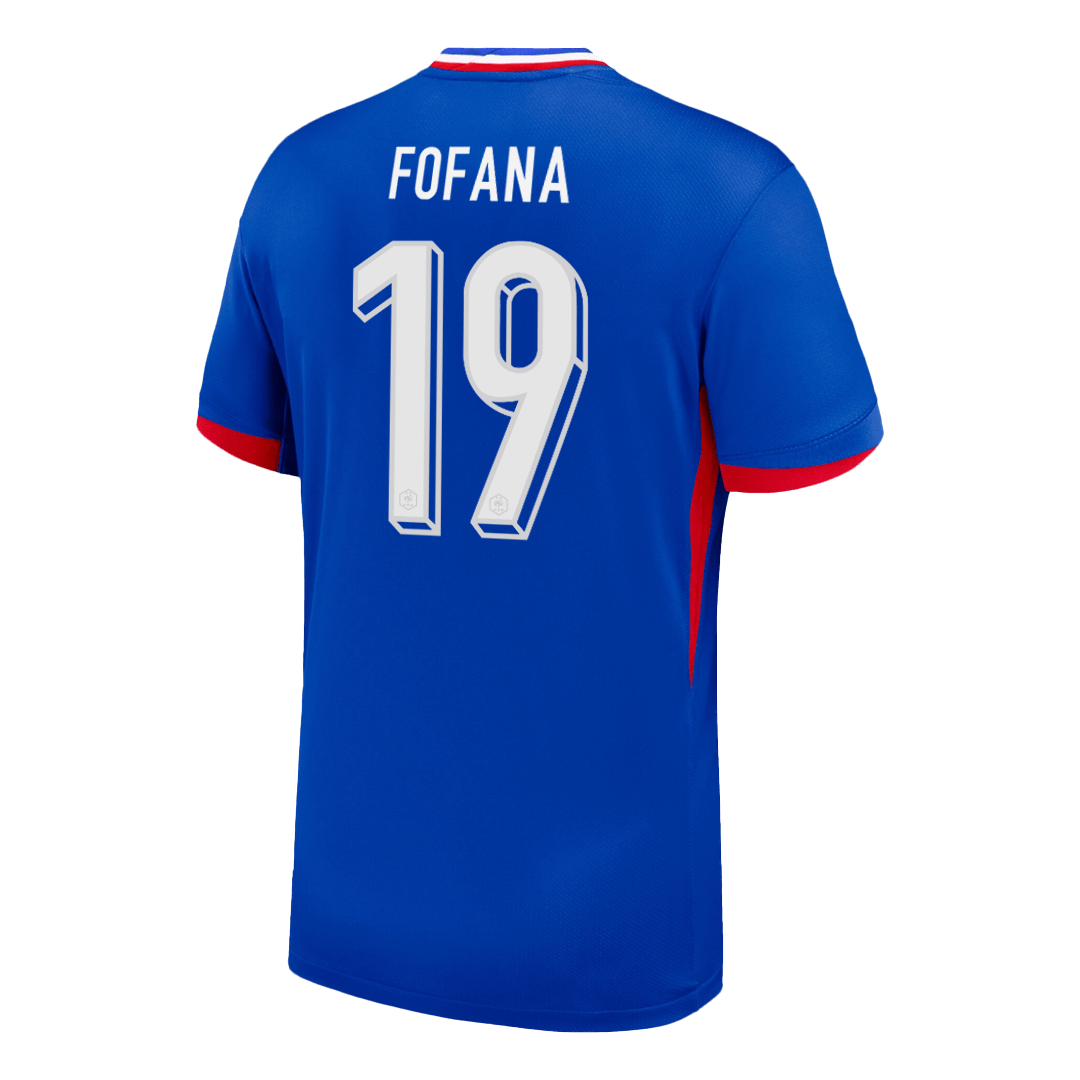 Frankrike Tröja FOFANA #19 Euro 2024 Hemma Blå-7