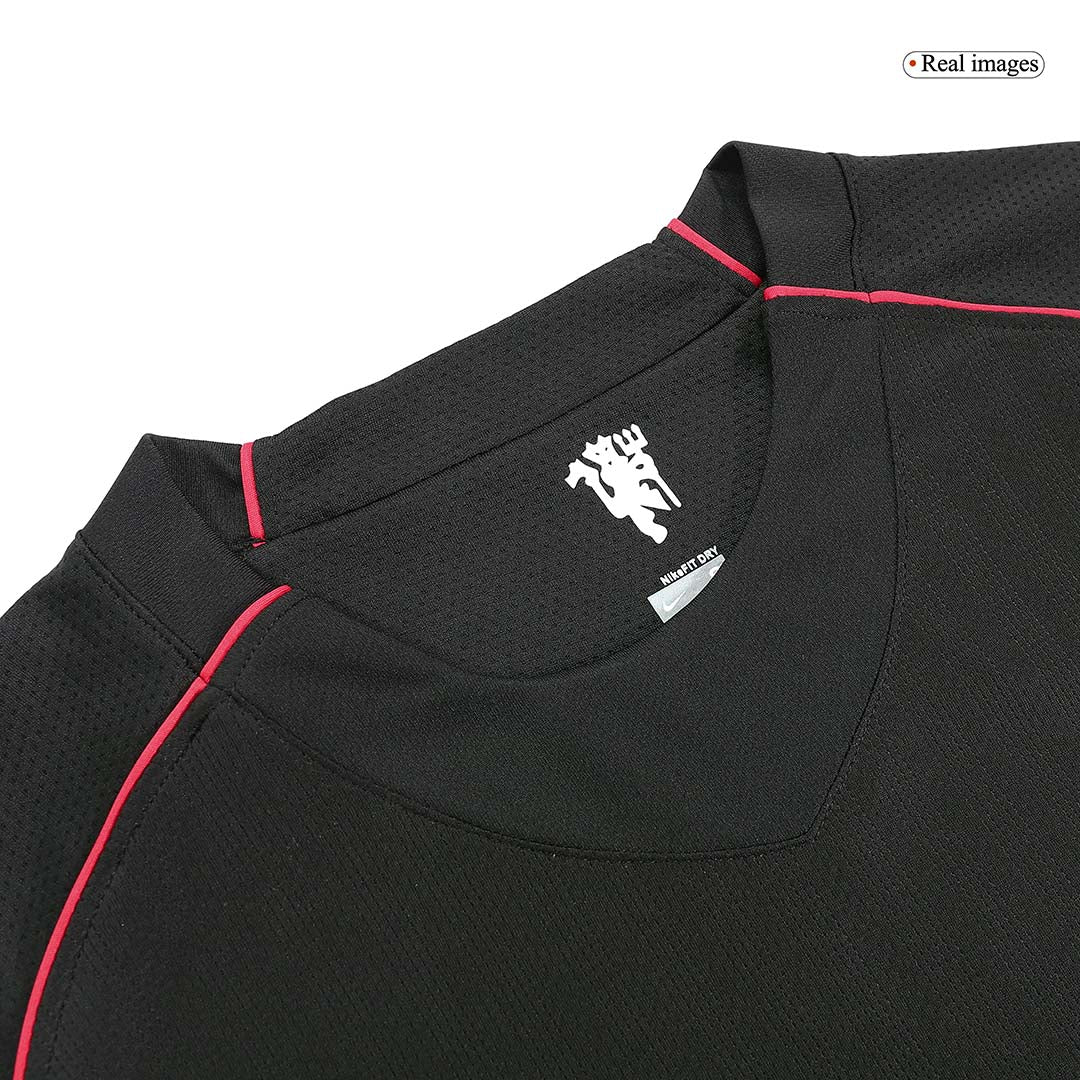 Manchester United Bortatröja 2007/08 Retro Tröja
 Svart