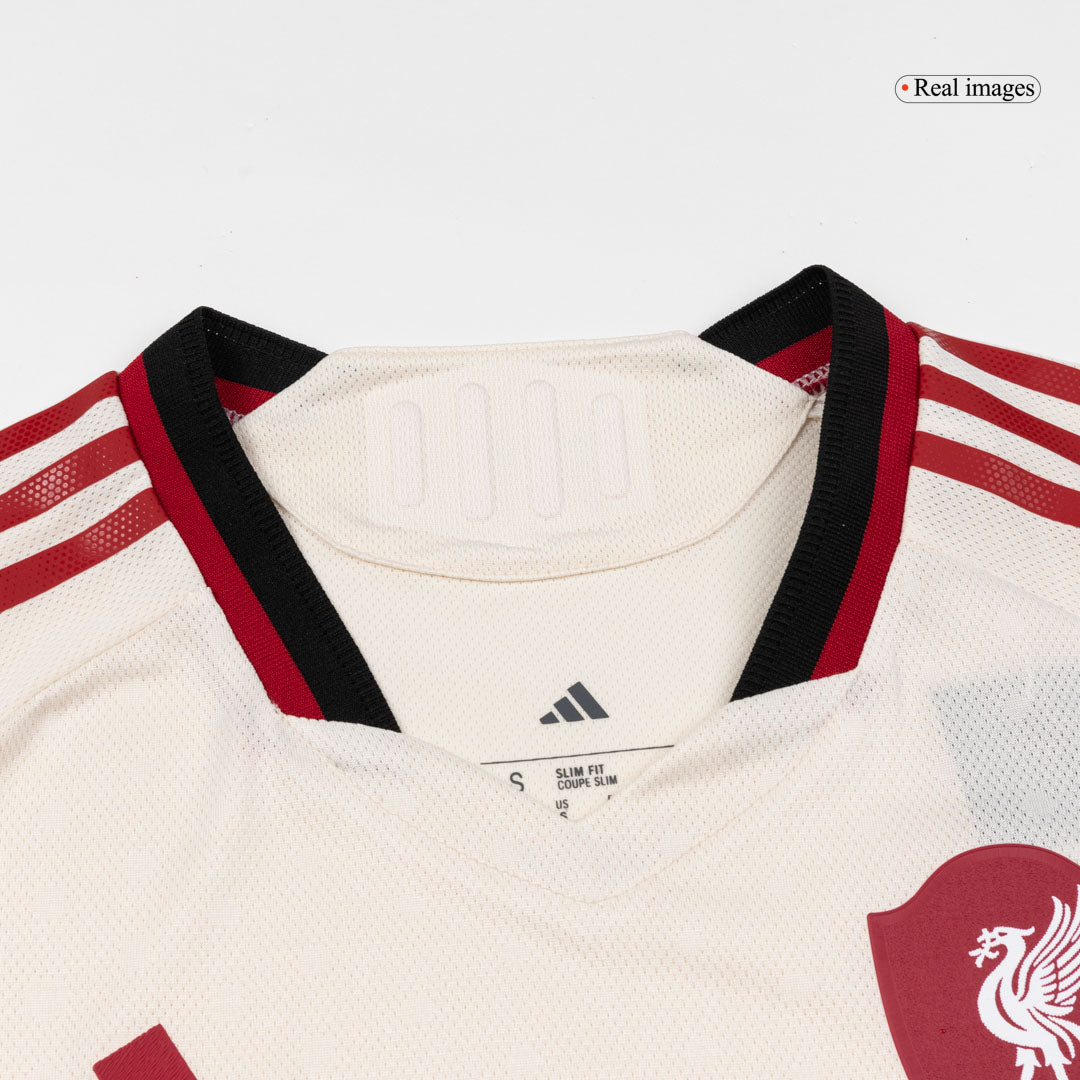Liverpool Tröja ISAK ##9 2025/26 Borta Vit