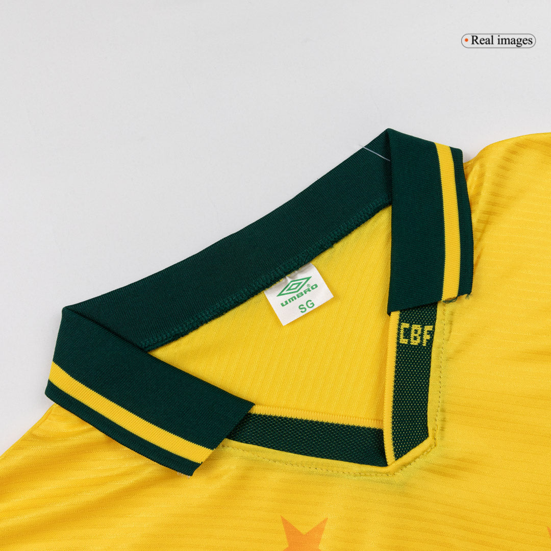 Brasilien Hemmatröja 1994 Retro Tröja
 Gul