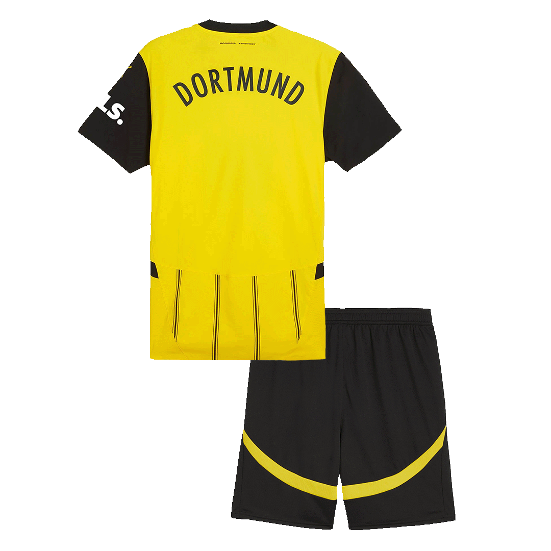 Borussia Dortmund Tröja 2024/25 Hemma Gul Barn-17