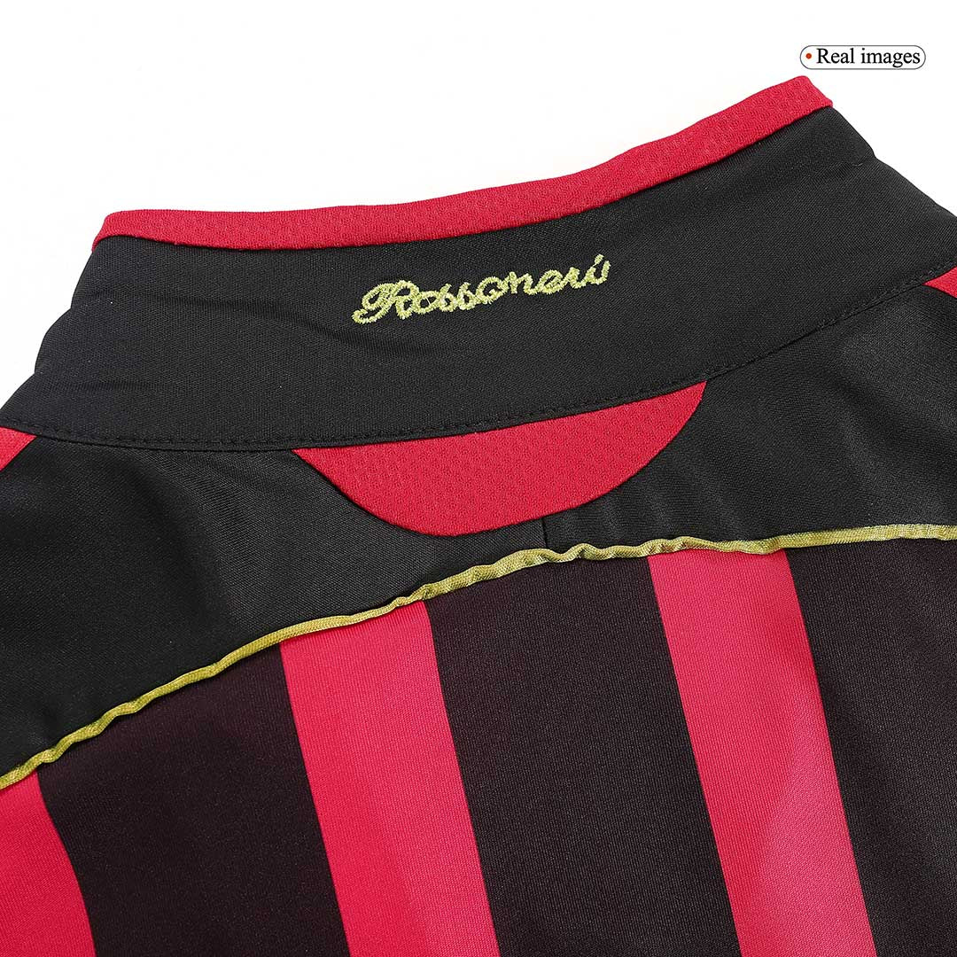 MALDINI #3 AC Milan Hemmatröja 2006/07 Retro Tröja
 Röd & Svart-4
