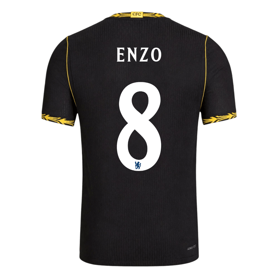 Chelsea Tröja ENZO #8 2026/27 Borta Autentisk Balck - UCL-3
