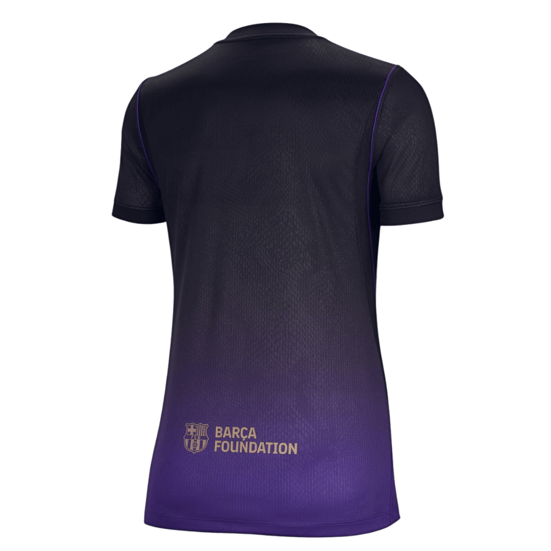 Barcelona Tröja 2026/27 Borta Black/Purple Dam-2