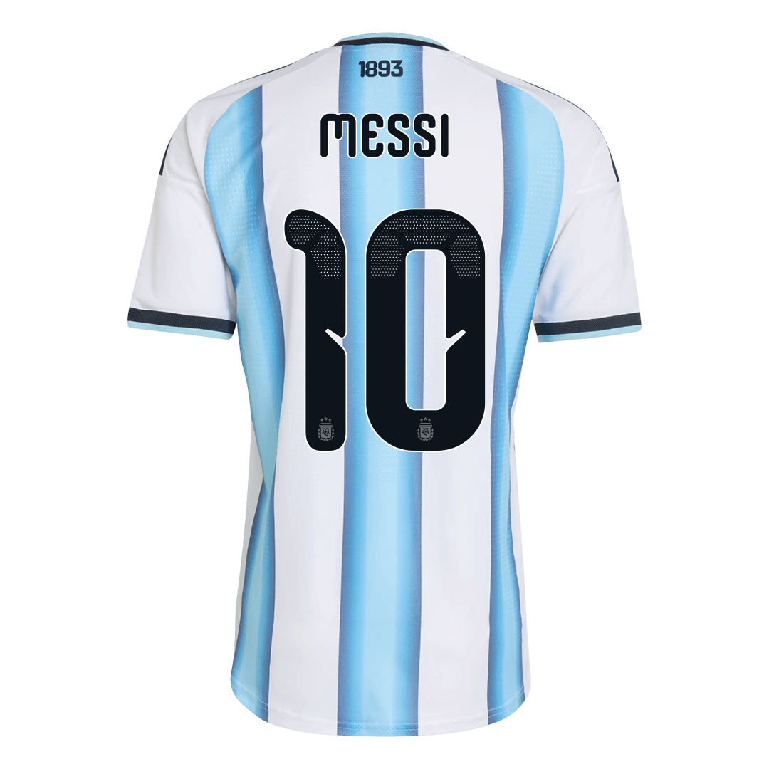 Argentina Tröja MESSI #10 2026 Hemma Autentisk Blå & Vit