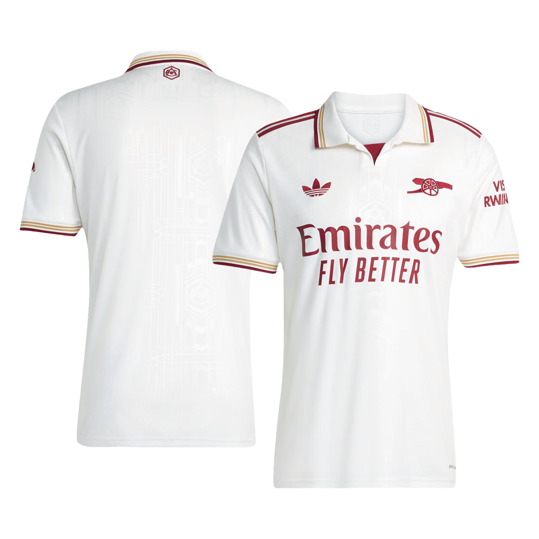 Arsenal Tröja Tredjeställ 2025/26 Vit