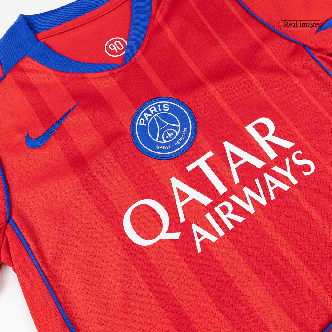 PSG Tröja 2025/26 Tredjeställ Röd Barn