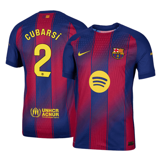 Barcelona Tröja CUBARSÍ #2 2025/26 Hemma Röd & Blå