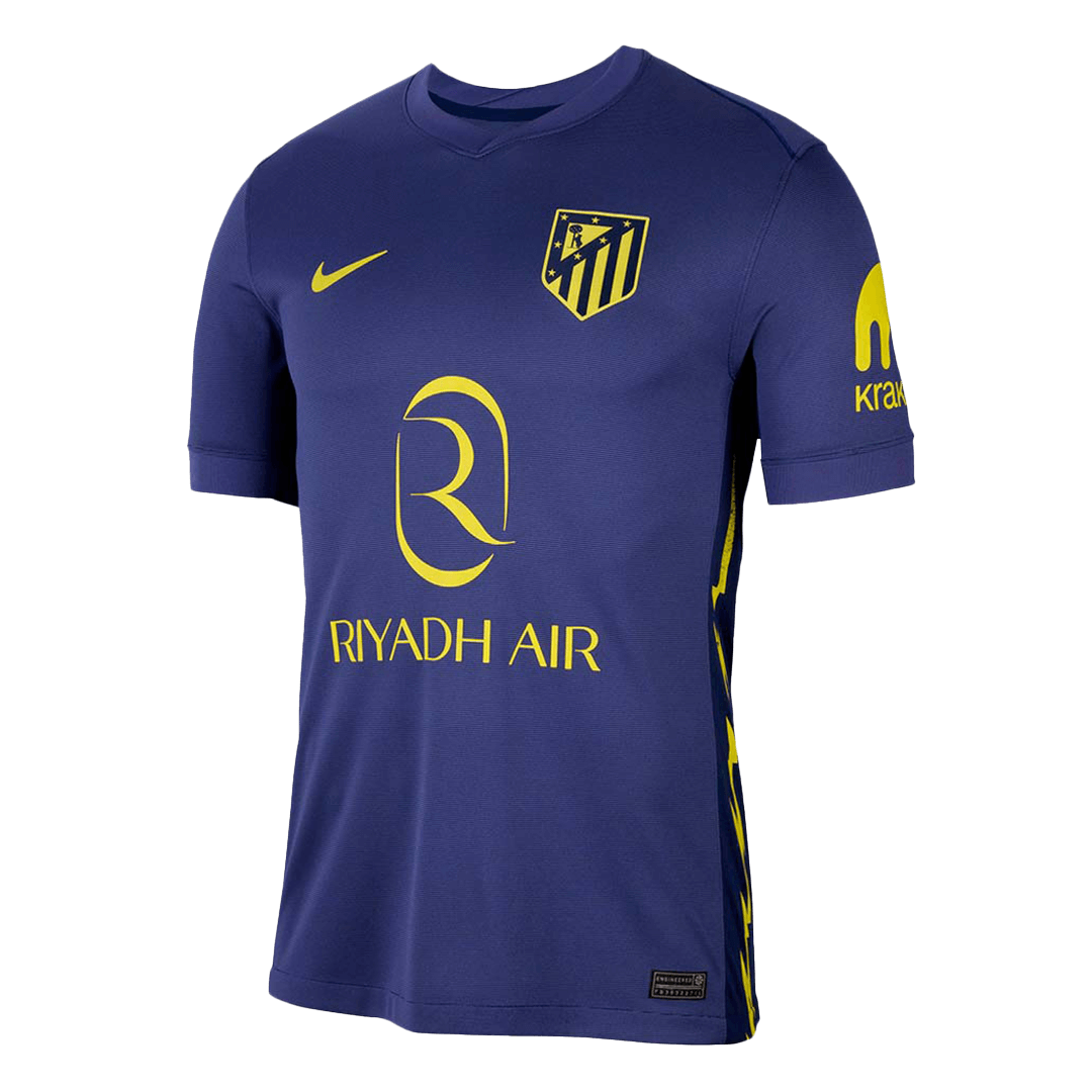 Atletico Madrid Tröja GRIEZMANN #7 2025/26 Borta Mörkblå