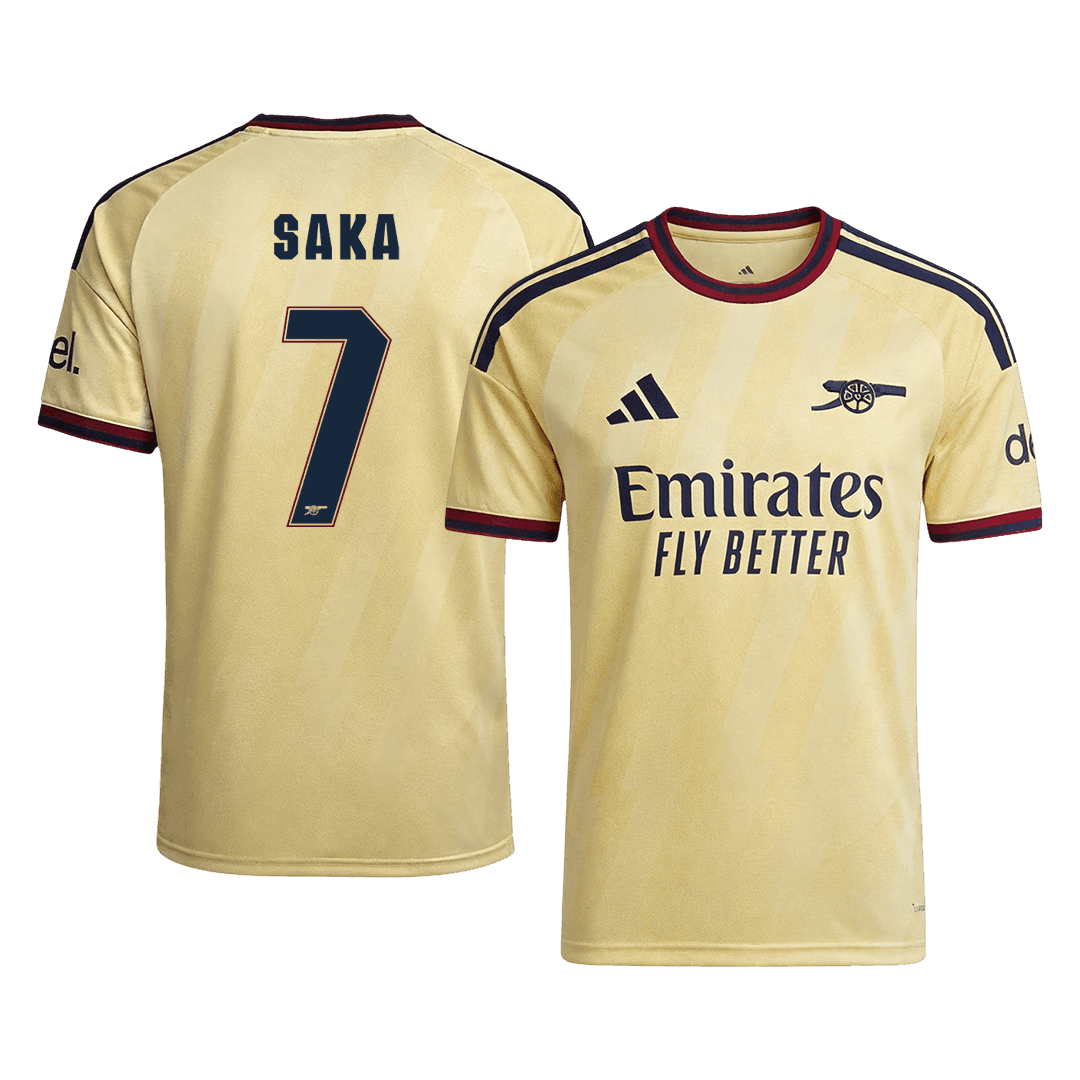 Arsenal Tröja SAKA #7 2026/27 Tredje Gul - UCL