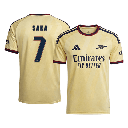 Arsenal Tröja SAKA #7 2026/27 Tredje Gul - UCL