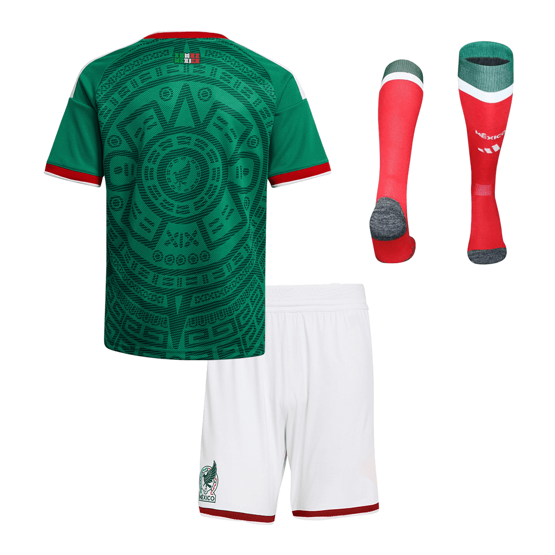 Mexiko Tröja 2026 Hemmaställ Grön Barn-11