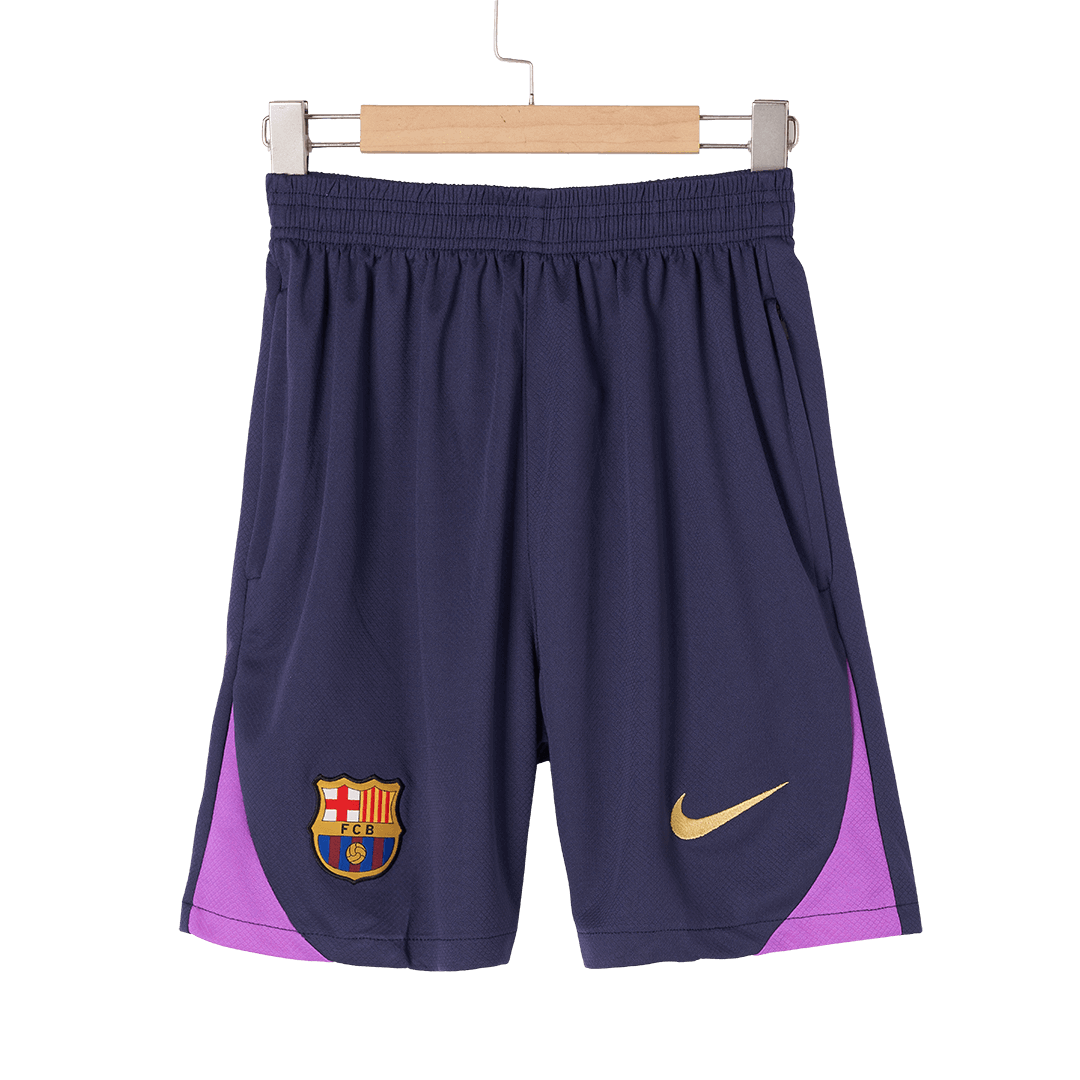 Barcelona Shorts 2025/26 Före match Mörkblå-7
