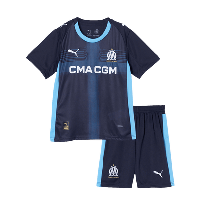 Marseille Tröja 2025/26 Borta Mörkblå Barn-14