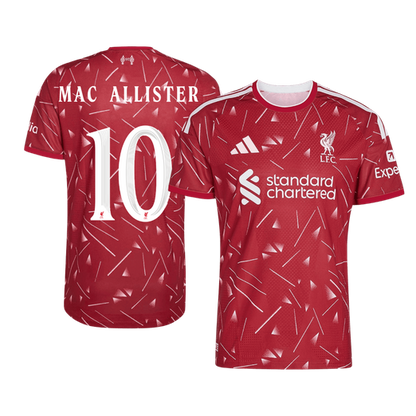 Liverpool Tröja MAC ALLISTER #10 2026/27 Hemma Autentisk Röd - UCL