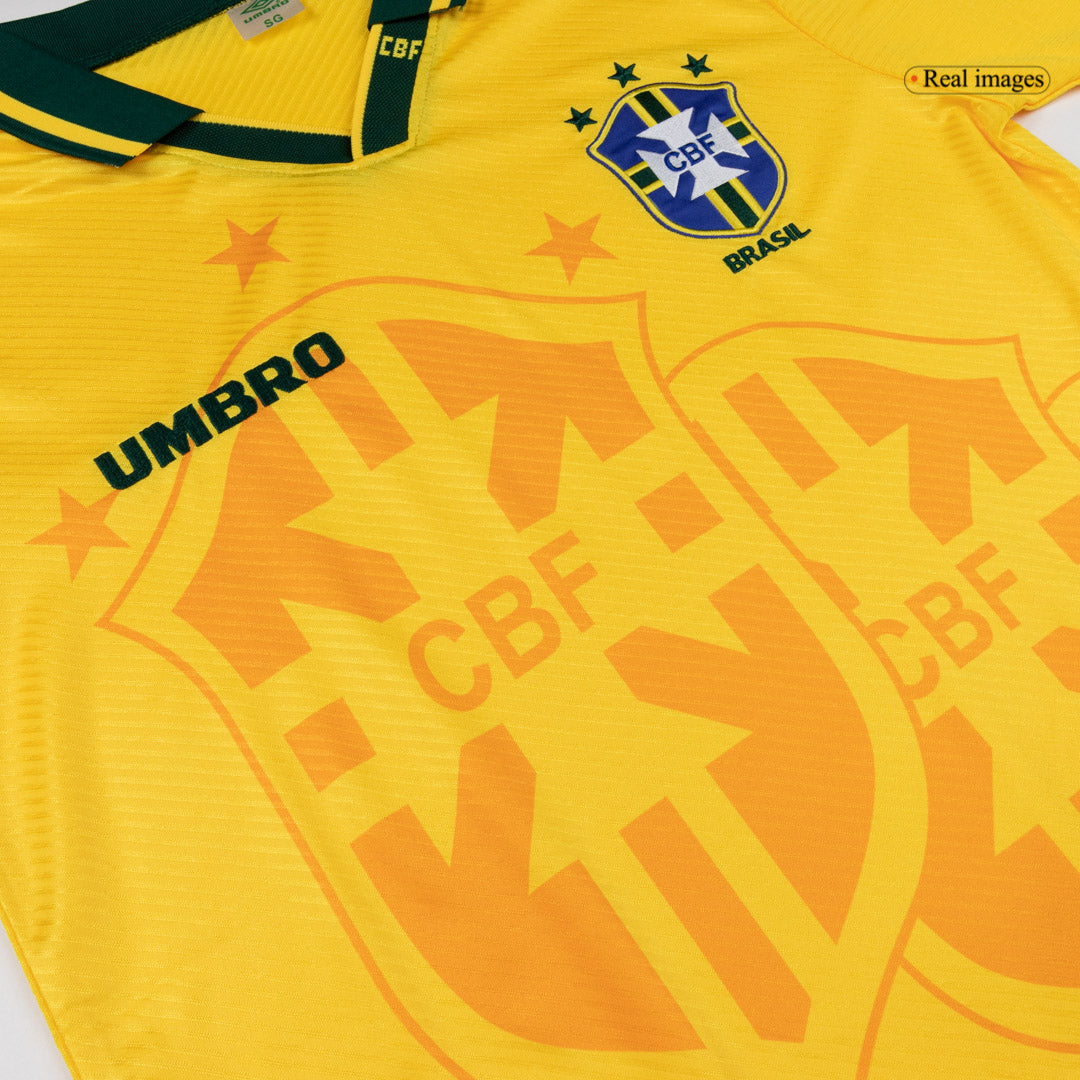 Brasilien Hemmatröja 1994 Retro Tröja
 Gul