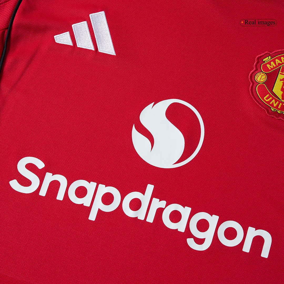 Manchester United Tröja 2025/26 Hemma Långärmad Röd