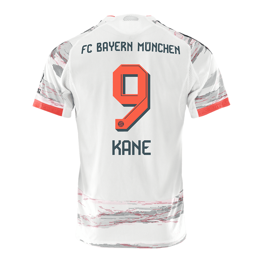Bayern Munich Tröja KANE #9 2025/26 Borta Vit