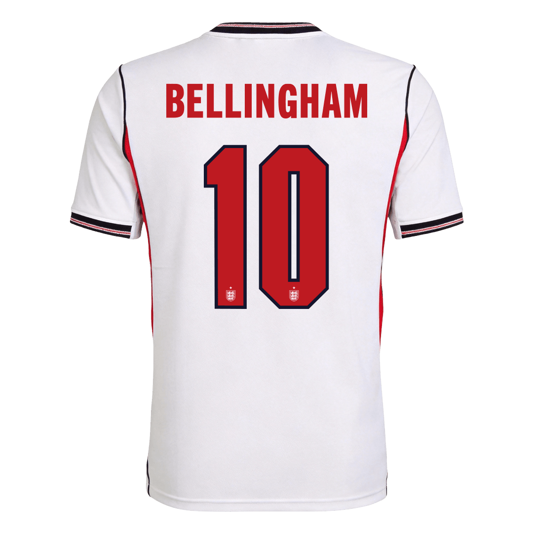 England Tröja BELLINGHAM #10 2026 Hemma Vit-3
