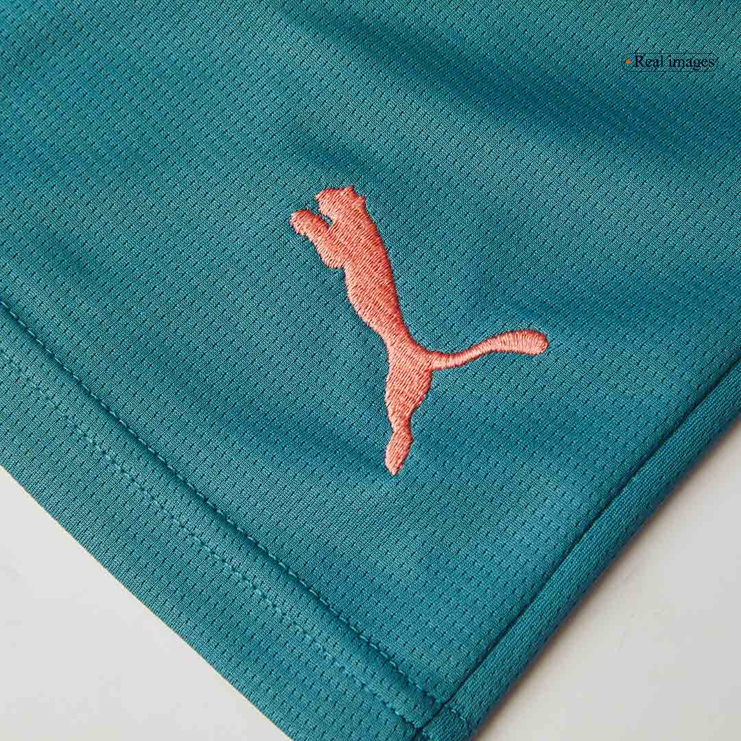 Manchester City Shorts 2024/25 Fourth Away Blå - UCL