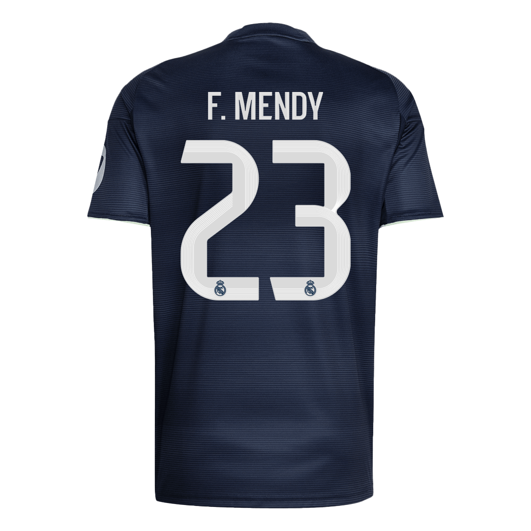 F.MENDY #23 Real Madrid Tröja 2025/26 Borta Premium Mörkblå-11